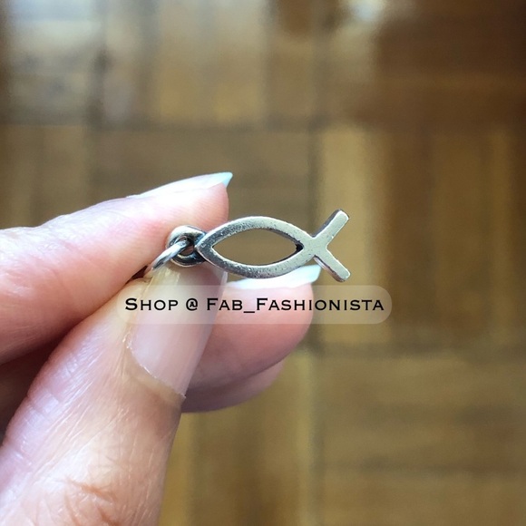 James Avery retired sterling silver Ichthus charm